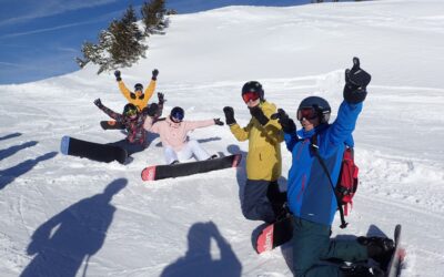 S1-Snowboard- & Skikurs im tief verschneiten Kleinwalsertal